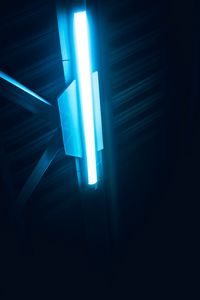 Preview wallpaper lamp, neon, light, glow, blue