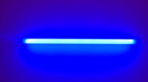Preview wallpaper lamp, neon, purple, wall