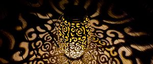 Preview wallpaper lamp, pattern, light, darkness