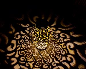 Preview wallpaper lamp, pattern, light, darkness