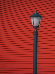 Preview wallpaper lamp post, minimalism, wall