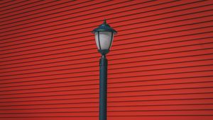 Preview wallpaper lamp post, minimalism, wall