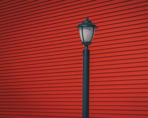 Preview wallpaper lamp post, minimalism, wall