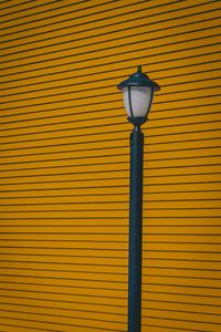Preview wallpaper lamp post, wall, pillar, stripes, minimalism