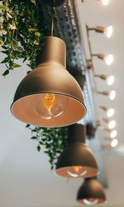 Preview wallpaper lamp, room, glow, branch