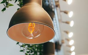 Preview wallpaper lamp, room, glow, branch