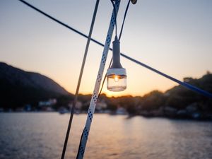 Preview wallpaper lamp, ship, light, rope