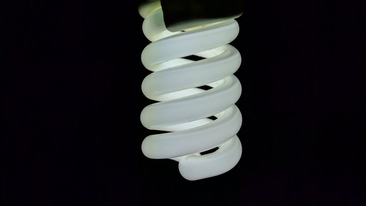 Wallpaper lamp, spiral, light, lighting, black background