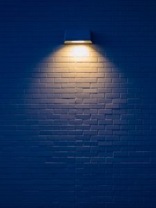 Preview wallpaper lamp, wall, brick, light, lighting
