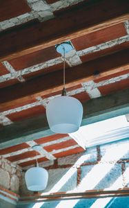Preview wallpaper lamp, white, lighting, ceiling