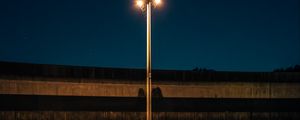 Preview wallpaper lamppost, lantern, night, light, lighting, sky