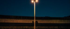 Preview wallpaper lamppost, lantern, night, light, lighting, sky