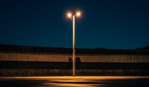 Preview wallpaper lamppost, lantern, night, light, lighting, sky