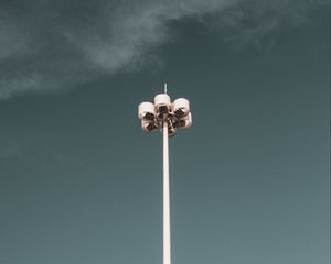 Preview wallpaper lamppost, lantern, white, minimalism