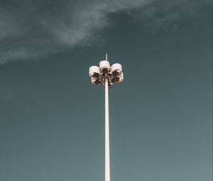 Preview wallpaper lamppost, lantern, white, minimalism