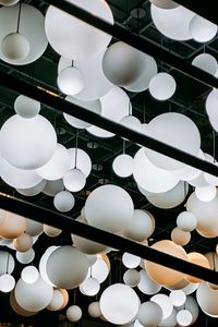 Preview wallpaper lamps, balls, lighting, stripes