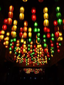 Preview wallpaper lamps, chandeliers, colorful, lighting, ceiling