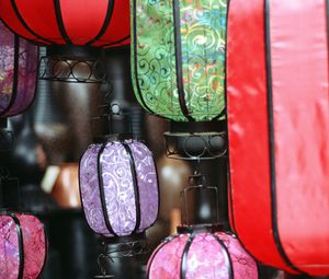 Preview wallpaper lamps, china, bright, colorful, paper