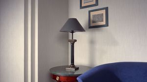 Preview wallpaper lamps, desk, wall, paintings, sofa