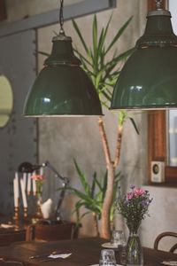 Preview wallpaper lamps, lampshades, green, iron, interior