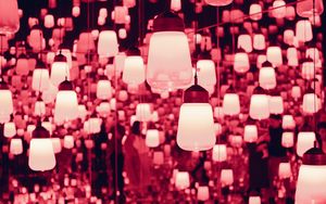 Preview wallpaper lamps, light, lighting, red