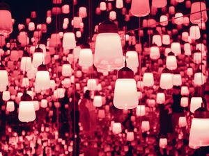 Preview wallpaper lamps, light, lighting, red