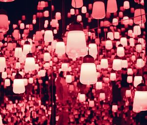 Preview wallpaper lamps, light, lighting, red