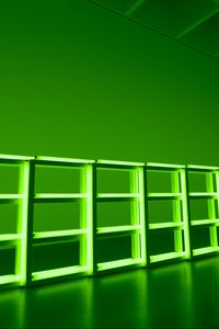 Preview wallpaper lamps, neon, light, green