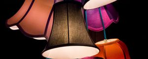 Preview wallpaper lampshade, lamp, lighting, multicolored