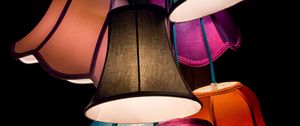 Preview wallpaper lampshade, lamp, lighting, multicolored