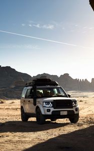 Preview wallpaper land rover hejaz railway, land rover, car, suv, white