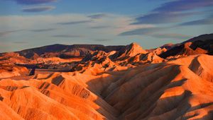 Preview wallpaper landform, mountains, shadow, sky