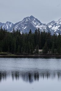 Preview wallpaper landscape, forest, mountains, lake, nature