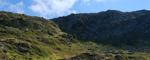 Preview wallpaper landscape, hills, mountains, grass, nature