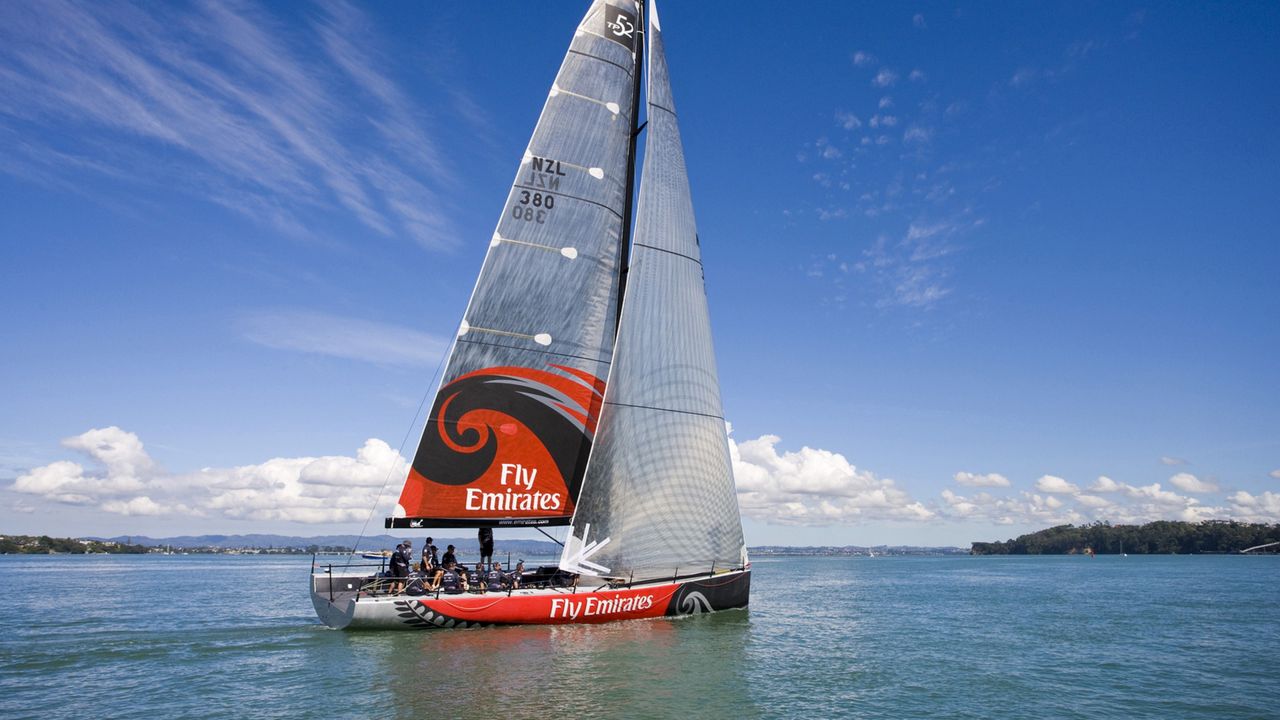 Wallpaper landscape, holiday, sailing, crew, clouds, sea, freedom, summer