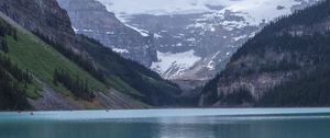 Preview wallpaper landscape, lake, mountains, nature, stone