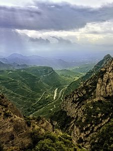 Preview wallpaper landscape, mountains, hills, relief, nature, sky