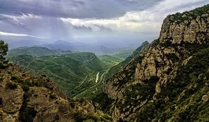 Preview wallpaper landscape, mountains, hills, relief, nature, sky