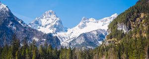 Preview wallpaper landscape, mountains, lake, nature, silence