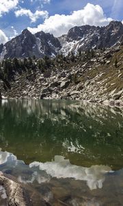 Preview wallpaper landscape, mountains, lake, reflection, nature