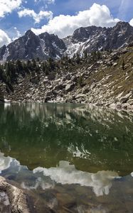 Preview wallpaper landscape, mountains, lake, reflection, nature