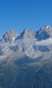 Preview wallpaper landscape, mountains, rocks, clouds, slope