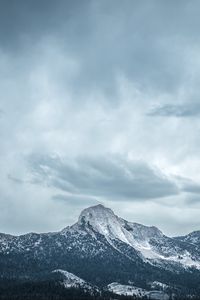 Preview wallpaper landscape, mountains, sky, clouds, nature