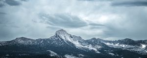 Preview wallpaper landscape, mountains, sky, clouds, nature