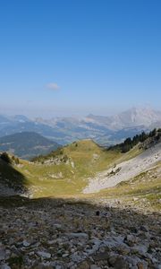 Preview wallpaper landscape, mountains, valley, view, nature