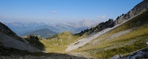 Preview wallpaper landscape, mountains, valley, view, nature