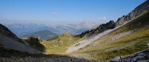 Preview wallpaper landscape, mountains, valley, view, nature