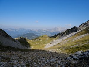 Preview wallpaper landscape, mountains, valley, view, nature
