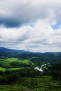 Preview wallpaper landscape, nature, river, forest