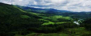 Preview wallpaper landscape, nature, river, forest